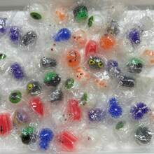 3/8/12/18/25Pcs Random Color Halloween Mini Sensory Stress Ball Squeeze Toy To Stress Reliever, Great For Adults Party Favors,Halloween Miniatures Squishies Balls Fidget Toys