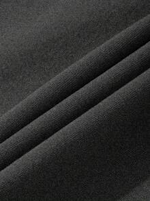 GRDR Men's Autumn/Winter Letter Slogan & Scratch Print Casual Loose Fit Hoodie Sweatshirt