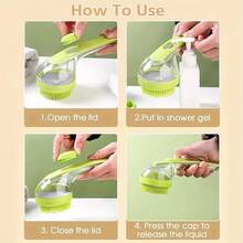 1Pc Dog Bath Brush,Dog Bath,Dog Shampoo Brush,Cat Shampoo,Dog Brush,Cat Brush,Dog Brushes For Grooming,Dog Grooming Brush,Puppy Brush,Dog Wash,Puppy Brushes For Grooming,Cat Bath