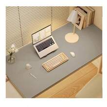 1 pezzo Tappetino da scrivania in stile minimalista moderno in pelle PU, impermeabile e anti-olio, adatto per tavolo da pranzo, tappetino per mouse, tavolo da toeletta, salone di manicure, scrivania di studenti, piano di lavoro in cucina, scrivania, protezione per top