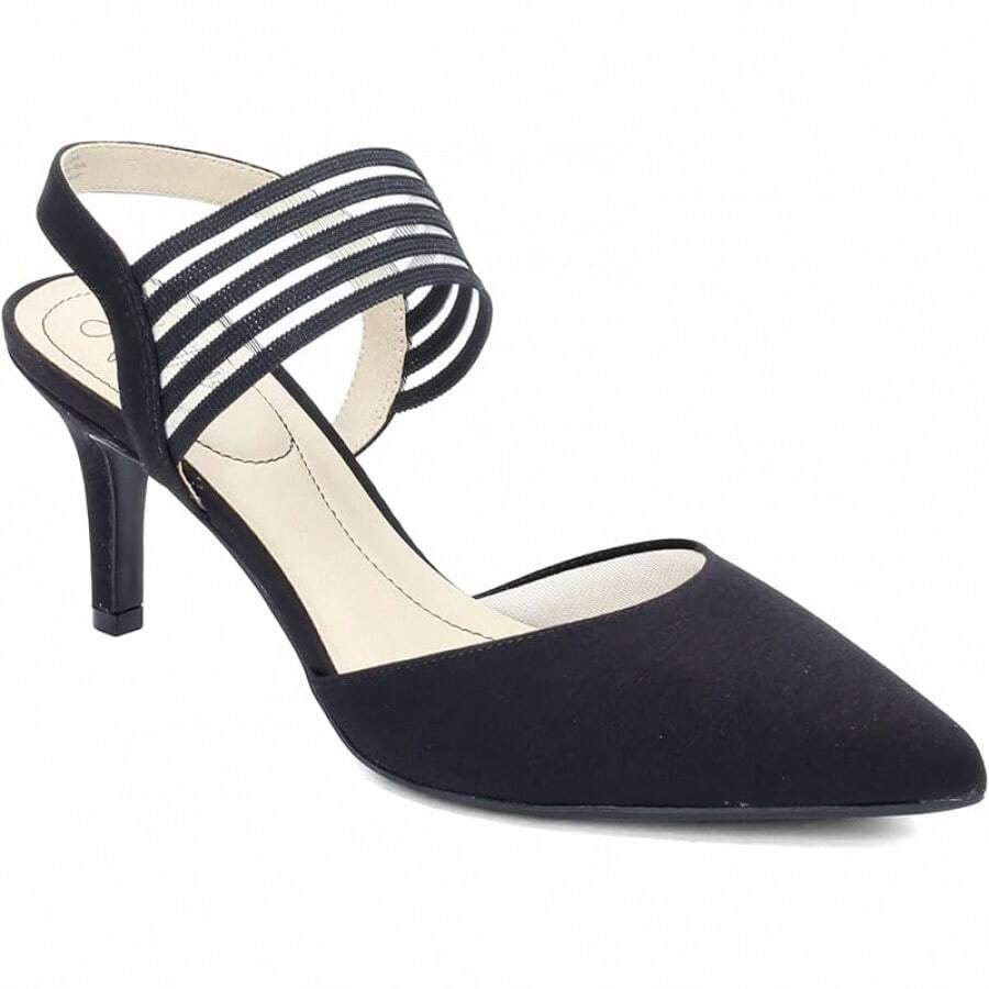 Women's Stylish Sanya Pumps - Fashionable Footwear - Black - View 1