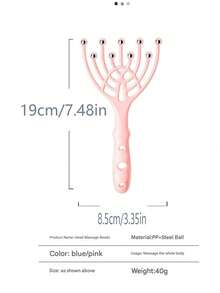 Masażer głowy z dziewięcioma/pięcioma pazurami, piłka do masażu głowy, ekstraktor umysłu, grzebień do skóry głowy, relaksacja, dekompresja, drapanie, artefakt, pazury do masażu głowy, masażer głowy z dziewięcioma pazurami, masażer głowy z pięcioma pazurami do drapania skóry głowy, masażer głowy, drapanie, piłka do masażu głowy, pazury do masażu głowy, relaksacja głowy, pogłębianie, pazury meridianowe, łagodzą zmęczenie i odświeżają
