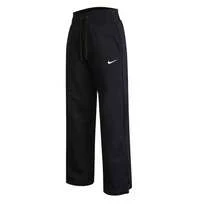 Nike Women's Comfortable Lace-Up Sports Casual Straight Wide-Leg Trousers - Black - View 8
