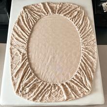 1pc Plush Fitted Sheet, New Autumn/Winter Plush Fitted Sheet (Pillow Case Not Included), Thick Mattress Cover Washable, Warm & Skin-Friendly For Sleeping, All-Around Fitted For 5cm-28cm Mattress, Suitable For Bedroom, Dorm