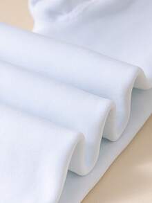 2条装女童婴儿打底裤，纯色可选白色、米色、肤色、卡其色、驼色，踩脚裤，带保暖内衬，适合日常穿着，简约百搭，薄绒面料，触感光滑柔软，亲肤舒适，风格多样，包括学院风、公主风、可爱风，搭配基础袜 - 彩色 - 查看 6