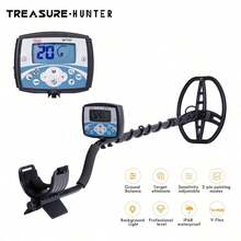 Treasure Hunter MT705 专业地下金属探测器 V-Flex 扫描仪防水 11 英寸线圈金属探测工具精确定位器 - 黑色 - 查看 1