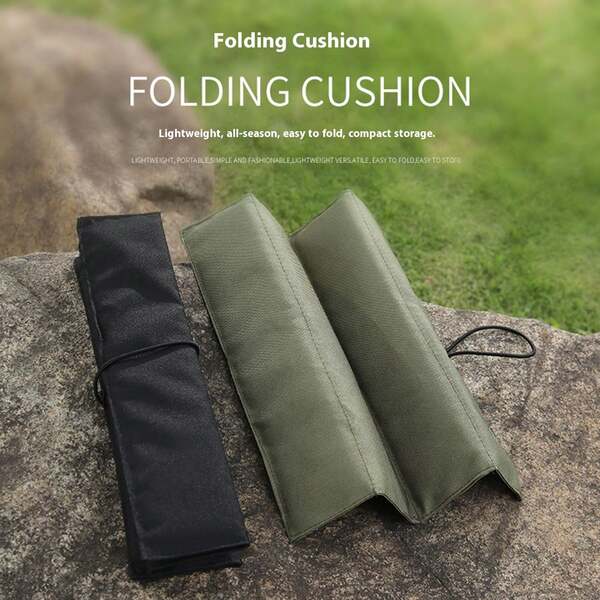 Almofada portátil à prova d'água, almofada à prova de umidade, adequada para camping, tapetes de chão, tapetes de piquenique, praias, viagens, almofadas de assento pequenas dobráveis grossas para áreas externas