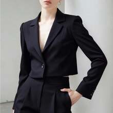 Women Blazers - Black - View 1