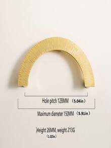 1pc Handcrafted Vintage Brass Hammered Finish Cabinet Drawer Pull Handle, Suitable For Hotel, Restaurant, Home Decor, Bookcase, Kitchen Cabinet, Storage Cabinet, Bathroom, Kids Room Drawer - Gold - View 16