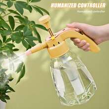 Large Pressure Watering Can, 1.5L Large Capacity Clear Water Bottle, Gardening Sprayer Pressure Pump Watering Can For Plants Flowers Cleaning - 彩色 - 查看 11