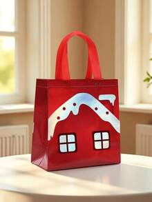 25pcs Christmas Gift Bags With Handles, Suitable For Gift Wrapping And Party Supplies, Small Gift Bags, Christmas Non-Woven Fabric Gift Bags, Festive Party Print Gift Bags, Large Birthday Gift Bags, Personalized Gift Bags, Holiday Gifts, Holiday Packaging, Classic Holiday, Decorative Bags, Sturdy Handles, High Quality Gift Bags, Holiday Gift Bags, Christmas Gift Bags, Small Gift Bags, Christmas Bags, 2026 New Year Gift Bags