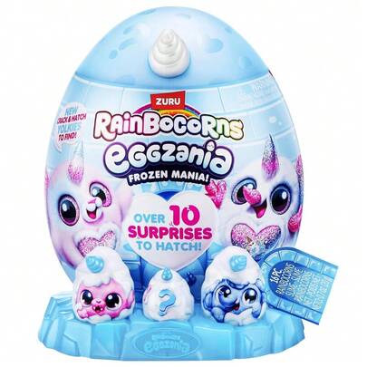 ZURU Rainbocorns Eggzania Baby Mania - Mini Enhörningsägglåda, 7 Samlarstilar, Överraskande Uppackningsupplevelse, Perfekt Julklapp till Födelsedag