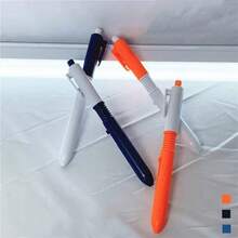 Funny Squirt Pen, Office Leisure Prank Gadget, ABS Material, Orange Accent, Prank Accessory | Funny Design | Transparent Pen Body, Prank Prop, Press-Type Water Squirt Toy, Imitation Ballpoint Water Gun, Gift - Random Color - View 8