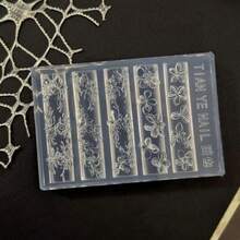 Khuôn tạo hình hoa mùa xuân 3D lập thể, khuôn trang trí móng tay DIY, khuôn silicon làm móng trong suốt cao. - Trong sáng - Xem 4