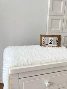 1 chiếc khăn trải bàn giả lông mềm mại màu trắng mùa đông, trang trí nhà cửa, khăn phủ bàn ăn tiệc tùng ngày lễ cho bàn cà phê và bàn trang điểm, trang trí sinh nhật lễ hội màu trắng mềm mại, khăn trải bàn theo chủ đề, trang trí bàn ăn nhà bếp ngày lễ cho tiệc tại nhà, trang trí phòng, trang trí tiệc ngày lễ, sử dụng trong nhà/ngoài trời cho bữa ăn ngày lễ - trắng - Xem 11