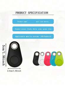 Smart Anti-Loss Device Phone, Key Finder Locator, Dual-Way Tracking, Wireless Anti-Loss Locator With Alarm Function, Suitable For Pets, Cats, Dogs, Keys, Wallets, Luggage - Plastic Material, Portable Wireless Real-Time Location Tracker, Smart Key Finder Mini GPS Tracker, Suitable For Cars, Important Documents, Pets, With Anti-Loss Alarm Function, Convenient For Forgetful Friends, No Battery Required - Multicolor - View 7