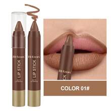 Fit Colors 1pc Matte Chocolate Scented Waterproof Lip Liner, Precise Lip Contour For Daily, Festivals, Parties, Stage Makeup - Nhiều màu - Xem 14