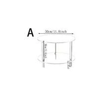 1pc Acrylic Transparent Coffee Table, Modern Minimalist Round Side Table For Living Room, Small Apartment - Transparent - View 10