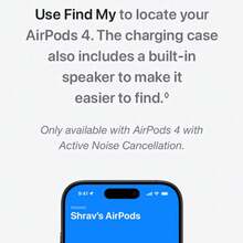 Apple 兼容 AirPods 4，简约实用多功能 – USB-C 充电盒，蓝牙耳机，兼容 iPhone/iPad/Mac - 白色 - 查看 6