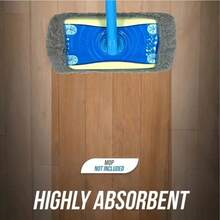 4pcs Reusable Replacement Mop Pads, Super Absorbent And Durable, Suitable For Wet And Dry Flat Mops, Quick Drying, Anti-Staining And Washable, Essential Cleaning Supplies Set - Grey - View 3