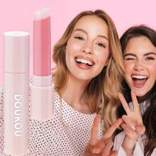 DOU KOU Plumping Gloss Stick, Smudge Proof Colored Lipsticks, Temperature Change Moisturizer Lip Stain, Hydration, Long Lasting Nutritious, Balms That Nourish, Lip Balm Magic Color Change Lip Gloss