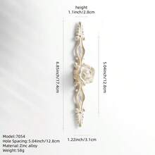 1 pezzo Pomello per mobile/cassetto in stile europeo moderno e semplice, bianco avorio, accessorio per mobili