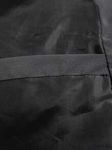 Men's Fashionable Casual Outdoor Sports Coat, Thickened Mid-Length Jacket For Winter - Black - View 4