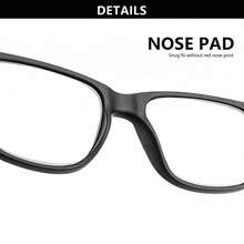 2 件多焦点阅读眼镜，双焦点镜片，时尚豹纹和经典黑色复古色彩，舒适的弹簧铰链镜架，男女通用渐进放大镜 - 黑+粉豹紋 - 查看 10