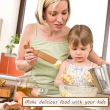 Spreader And Spatula Turner Set Crepe - Convenient Sizes To Fit Any Pan Maker - Natural Wooden Spatula Set Crepe Tools - Initial - View 7