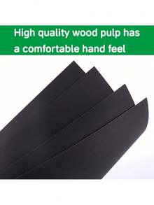 10 tờ giấy bìa đen khổ A4/A3, thích hợp cho thư pháp, báo viết tay, vẽ tranh, đồ thủ công DIY, vẽ bằng bột màu và thiệp thủ công - màu đen - Xem 6