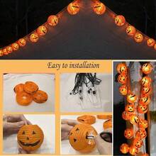 Red White And Blue Lantern String Lights, 25FT G40 LED Outdoor String Lights With 10 8 Inch Waterproof Nylon Lanterns, Hanging 4th Of July Patriotic Decoration Lights For Garden Backyard Party-274881 - 橘色 - 查看 4