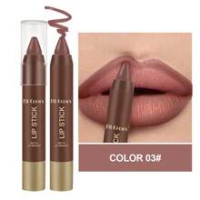 Fit Colors 1pc Matte Chocolate Scented Waterproof Lip Liner, Precise Lip Contour For Daily, Festivals, Parties, Stage Makeup - Nhiều màu - Xem 15