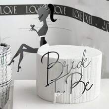 Bộ 2/6/12 chiếc giày cao gót cô dâu bằng acrylic, thích hợp cho trang trí bánh cưới, tiệc cô dâu, tự làm bánh và món tráng miệng. - Nhiều màu - Xem 2