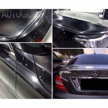 5D Premium HIGH GLOSS Black Carbon Fiber Vinyl Wrap Bubble Release 6D - 96" X 60" - View 11