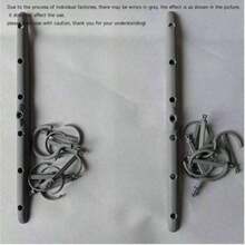 12-Hook Rotating Clothes Hanger, Space-Saving Lingerie Drying Rack, Wavy Shaped Drying Rack, Multi-Functional Clothes Hanger, Suitable For Home, Dorm, Can Be Given As Gifts To Relatives, Family, Friends, Teachers, Classmates, Suitable For Travel, Outdoor Activities, Camping, Parties, Gatherings, Beach Vacations, Can Also Be Used For Halloween, Christmas, Autumn Decoration, Storage And Organization - Multicolor - View 9