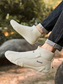 Neue Herren Lässig Sportschuhe, Lederoberfläche mit wasserdichtem Design, flache rutschfeste Sohle, geeignet für verschiedene Anlässe, modischer Lässig Stil