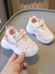أحذية الأرنب للأطفال، أحذية بنات جديدة للربيع/الخريف، أحذية أطفال رضع ذات قاع ناعم، أحذية رياضية للأطفال قابلة للتنفس، أحذية رياضية سميكة للبنات الصغيرة والمتوسطة، أحذية جري خارجية كاجوال