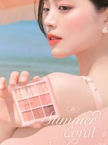 Dasique Eyeshadow Palette, High Pigmentation, Long-Lasting, Easy To Apply, Smooth, Vegan, No Animal Testing, Charming Rose Color Tones, Fashion Cosmetics, Suitable For Christmas, Back To School, Wedding, Bride, Summer, Valentine's Day, Vacation - #23 San hô mùa hè - Xem 7