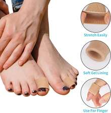 24PCS Gel Toe Protectors Covers, 0.98 Inches Toe Sleeve Tubes Pads Guards Blisters, Corn Cushions Women - 1 - Xem 6