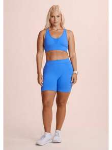 Lupo Original Bermuda Shorts Women's Fitness Leggings Attack Sport Running Gym Cycling Volleyball Workout Gymnastics Beach Tennis 71144 - 勒布朗藍 - 查看 4