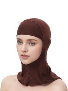 1pc Women's Solid Color Beanie Hat, Versatile For Spring, Summer, Autumn, Winter,Beach,Vacation - Multicolor - View 19