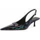 Patent Black Green