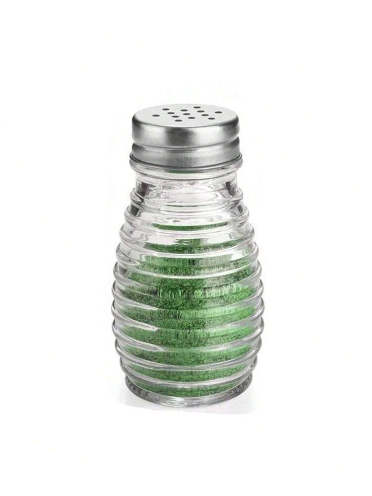 1 Set Glass Salt And Pepper Shakers, Transparent Glass Jars, Kitchen Utensils With Stainless Steel Lids - Spice Storage Containers, Tea Coffee Sugar Canisters, Seasoning Jars, Kitchen Accessories, Farmhouse Style Salt And Pepper Shakers, Cute Kitchen Decor, Suitable For Christmas, Halloween, Easter, Thanksgiving - Multicolor - View 12
