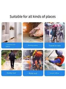 10/6/2pcs Waterproof Rain Shoe Covers, Durable And Suitable For Rainy Days. Waterproof Shoe Covers With Excellent Elasticity, Can Be Paired With Raincoats And Umbrellas. Disposable Waterproof Boot Covers, Durable, Anti-Slip, Suitable For Gardening, Motorcycles, Bicycles And Other Rainy Day Activities. (Thickened Version) Insulation, Galentines, Puppy, Carnival