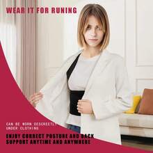 ComfortFit Posture Corrector For Men & Women - Adjustable, Breathable Orthopedic Brace - Seamless Upper Back, Spine, Neck & Shoulder Support - Ideal For Daily Wear, Clavicle Stabilization - Promotes Healthy Posture, Prevents Slouching - Multicolor - View 7