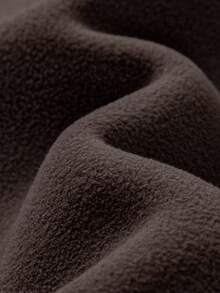 mini bala 婴儿羊毛运动裤柔软温暖舒适春季裤子舒适日常穿着 - 深咖啡 - 查看 6