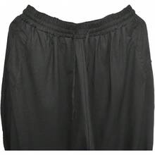 Men's Cotton Harem Pants Casual Loose Hippie Drop Crotch Trouser-20256688 - 黑色 - 查看 2