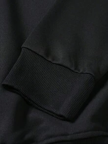 (2PC)VTUTOK  Men's Printed Round Neck Sweatshirt Long Pants Set, Street Style Long Sleeved Sweatshirt Top+Drawstring Waist Cinching Sports Pants Casual Set, Autumn Set,HEORTLESS