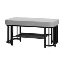 Shoe Cabinets - Grey+Black + Metal - View 7