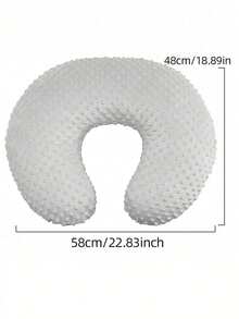 1pc Large Baby Nursing Pillow, Multifunctional Breastfeeding Pillow For Pregnant Women, Anti-Spit Milk Newborn Baby Pillow, Soft Maternity Nursing Supplies, Upgraded Comfortable Nursing Pillow, Perfect Gift For Newborn Baby Boys And Girls, All Seasons - Grey - View 4